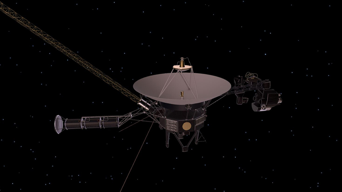 Voyager Spacecraft in Interstellar Space
